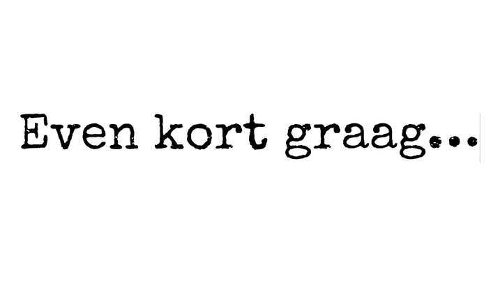 The Even Kort Graag logo