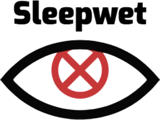 The logo of the campaign for the referendum against the Sleepwet